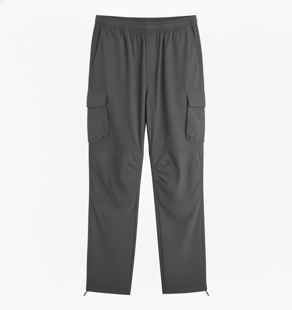 Kyome Studio Charcoal Tech Cargo Pant – Active Performance Fit